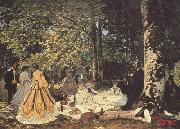 Claude Monet Dejeuner sur l'herbe(study) (nn02) oil painting artist